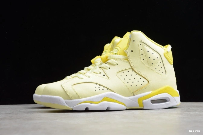 Cheap MAX Yellow Retro Floral Jordan 6 Air 543390-800 Dynamic (GS) 0723